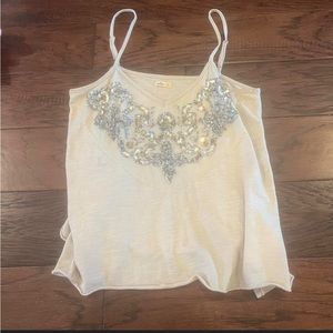 Hollister sequin sleeveless top